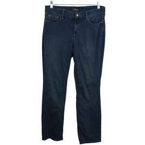 NYDJ‎ Marilyn Straight Jeans Dark Wash Size 10